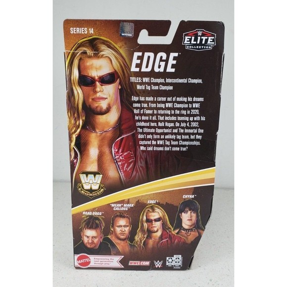 Edge WWE Legends Elite Collection Series 14 Action Figure Chase Variant Red Pant - Picture 6 of 9
